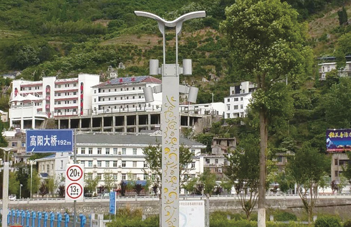 兴山昭君镇彩虹桥景观灯项目