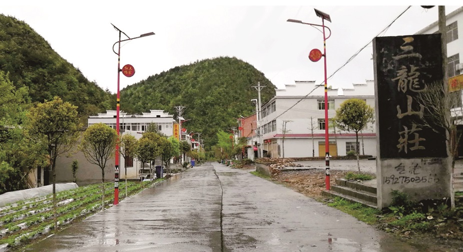 重庆巫山土家红椿太阳能路灯项目